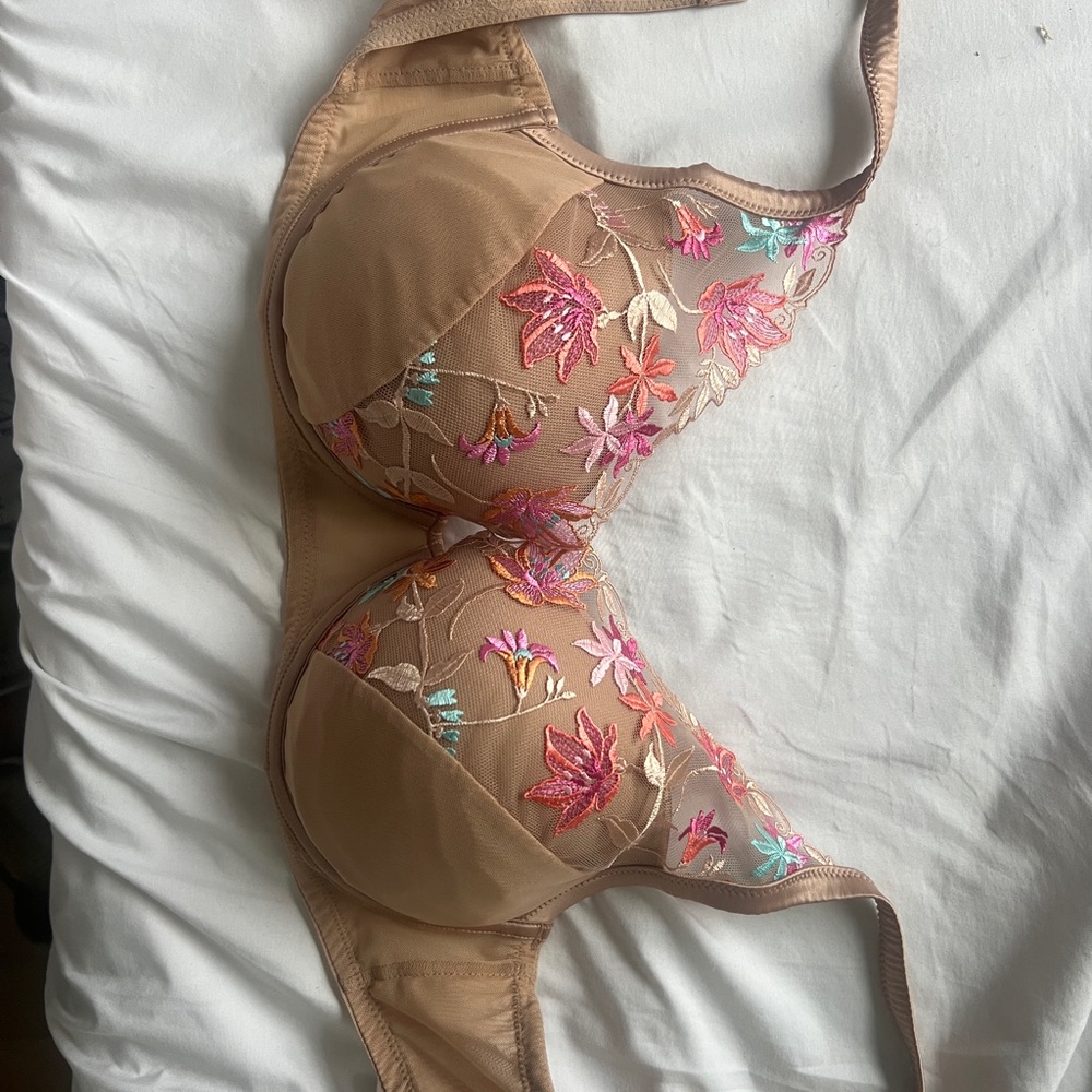Intimissimi Multicolor Floral Embroidered Bra - Picture 2 of 4